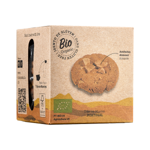 Bolacha de Castanha com Pedaços de Amêndoa 120g